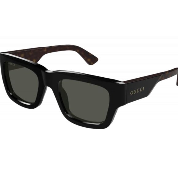 Men's Gucci Sunglasses | Style: GG1668S-001 | Black & Havana - Picture 1 of 2